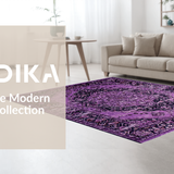 Artistic Abstract Medallion Design(Purple)