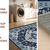 Artful Ogee with Gray Accents(Blue)