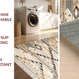 Minimalist Geometric Wave Design(Beige)