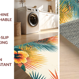 Cheerful Palm Patterned Décor(Yellow)