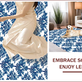 High Low Floral(Blue)