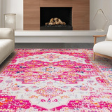 Artful Vintage Floral Fusion(Pink)