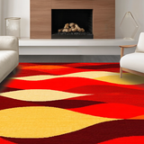 Retro Abstract Wave Aesthetics(Red)