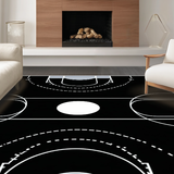 Dynamic Court Graphic Aesthetic(Black)