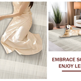 Sophisticated Modern Lattice Motif(Beige)
