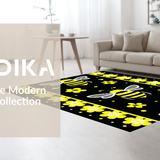 Delightful Springtime Blossom Motif(Black)