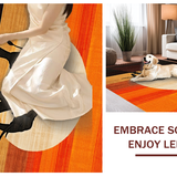 Minimalist Abstract Fauna Illustration(Orange)