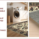 Machine Vintage Paisley Area(Beige)