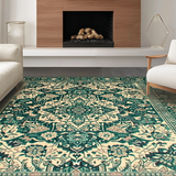 Artful Retro Leafy Composition(Green)