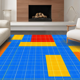 Artful Striped Minimalist Look(Blue)