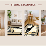 Wildlife Inspired Ethnic Striped Aesthetic(Black)