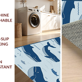 Adorable Coastal Wildlife Patterning(Blue)