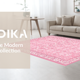 Sophisticated Curved Line Art(Pink)