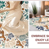 Modern Jungle Print Mat(White)