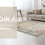 Artisanal Colorful Circular Arrangement(Gray)