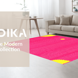 Bright Graphic Modernist Composition(Pink)