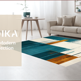 Rustic Earthy Tones with Modern Flair(Blue)