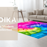 Joyful Multi Color Eclectic Motif(Pink)