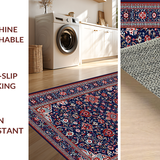 Artful Contemporary Fringe Accent(Blue)