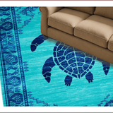 Coastal Serenity Teal Whimsy(Blue)