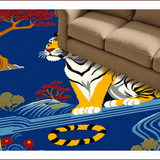 Artistic Multicolor Wildlife Design(Blue)
