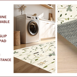 Ultra Soft Area Rug, Non Slip, Stain Resistant, Washable Area Rugs for Living Room, Bedroom, Insect Print Low Pile(Ivory) - ODIKA