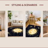Celestial Black Vintage Aesthetic(Gold)