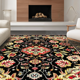 Cozy Retro Floral Vibes(Black)