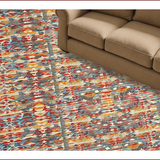 Joyful Multicolor Linear Design(Red)