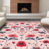 Charming Abstract Floral Composition(Pink)