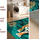 Artistic Abstract Jungle Print(Orange)