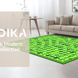 Earthy Tones Irish Heritage Floor Covering(Green)