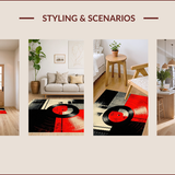 Vibrant Abstract Vinyl Aesthetic(Red)