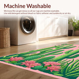 Vibrant Earthy Toned Floral Geometry(Green)