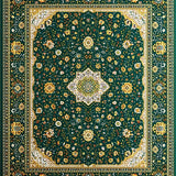 Elegant Floral Mihrab Aesthetic(Green)
