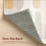 Modern Artisan Woven with Boho Inspired Beige Abstract(Beige)