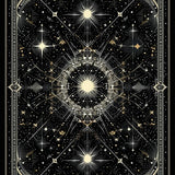 Artistic Celestial Lattice Composition(Black)