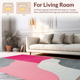 Modern Abstract Grey Pink(Gray)