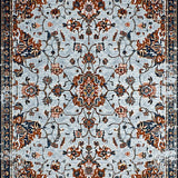 Neutral Oriental Large Area for Under Dining Table(Gray)