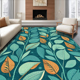 Elegant Teal and Orange Contrast(Blue)