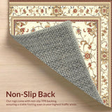 Elegant Floral Medallion Area for Modern Farmhouse Decor Collection(Beige)