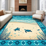 Artistic Underwater Scene Decor(Blue)