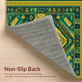 Vibrant Rustic Geometric Touch(Green)