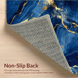 Modern Textured Geometric Fusion(Blue)