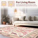 Rustic Farmhouse Kitchen Runner Non Skid Absorbent Design(Beige)