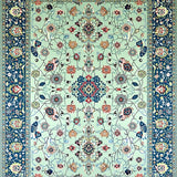 Vintage Floral Medallion Delight(Blue)