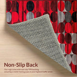 Trendy Abstract Circular Visuals(Red)