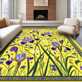 Lively Garden Inspired Entrance Mat(Yellow)