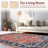 Rustic Floral Medallion Harmony(Red)