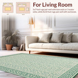 Trendy Ogee Design in Pastels(Green)